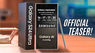 Samsung Galaxy S24 Ultra  OFFICIAL TEASER [upl. by Aridaj]