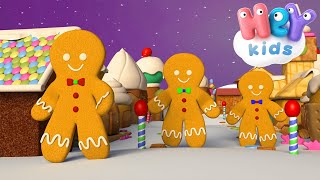 Tre Pepparkaksgubbar  Julsånger för barn  HeyKids [upl. by Uaerraj708]