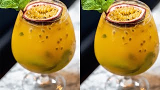 Passion fruit mojito  Refreshing drinkwithout alcohol [upl. by Waller]