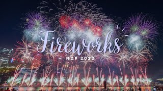 Watch NDP 2023 fireworks display from Merlion Park [upl. by Aldus]