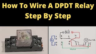 How to Wire a DPDT Relay for Chicken Door [upl. by Rebeka]