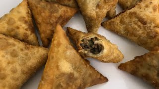 Somali Sambus Samosa made easy  Daryeel Kitchen [upl. by Akiner]