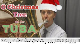 O Christmas Tree on the TUBA [upl. by Adlev]