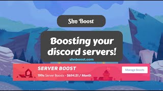 Boosting Discord Servers  200x Boost [upl. by Syd662]