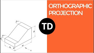 Orthographic Projection  3  Tutorial  Engineering drawing [upl. by Siloam]