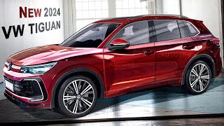 Redesigned VW Tiguan 2024  OFFICIALLY First Teasers amp Our New Renderings [upl. by Aveline]