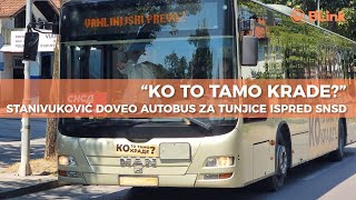 “Ko to tamo krade” Stanivuković doveo autobus za Tunjice ispred SNSD  Blink [upl. by Dario]