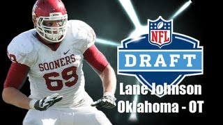 Lane Johnson  2013 NFL Draft Profile [upl. by Annelak]