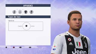 Cristiano Ronaldo fifa 19 pro clubs look alike tutorial  Juventus FC  Portugal  CR7 [upl. by Zilber]