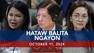 UNTV Hataw Balita Ngayon  October 11 2024 [upl. by Saalocin]