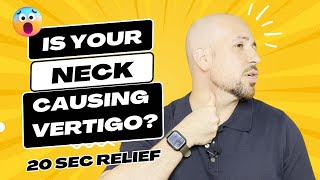 This Technique Works in 20 Seconds…Vertigo Dizziness Neck Pain Headaches  Dr Matthew Posa [upl. by Ahsiuq]