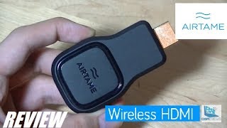 REVIEW Airtame Wireless HDMI DongleAdapter [upl. by Auqeenwahs]