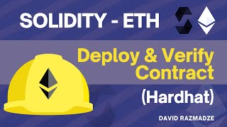 Web 30 Tutorial Deploy amp Verify Smart Contract using Hardhat  Ethereum Testnet amp Mainnet [upl. by Sedda]