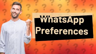 How to set default WhatsApp settings [upl. by Ahsimed916]