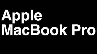 How to Pronounce Apple MacBook Pro Laptop Computer Review [upl. by Ycnaffit]