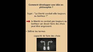 Comment développer une idée dans sa dissertation de philosophie [upl. by Siriso]