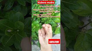 kubera mudra meditation pranayama shortvideo [upl. by Milissent527]