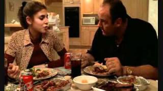 The Sopranos  Italian Dinner Discussion [upl. by Ardnua678]