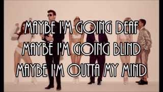 Robin Thicke feat Pharrell  Blurred Lines Lyrics On Screen [upl. by Aciemaj]