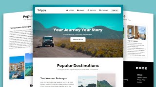 React JS Project  Responsive Tour and Travel Website Beginner React JS [upl. by High702]