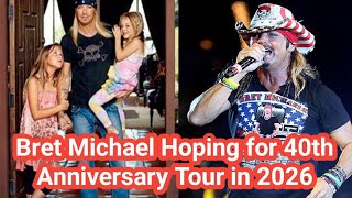 Bret Michaels Says He’s Hoping for a Poison 40th Anniversary Tour in 2026 [upl. by Erasaec]