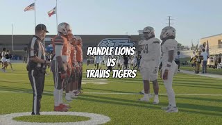 Randle Lions take on Fort Bend Travis Tigers [upl. by Ynatsyd]