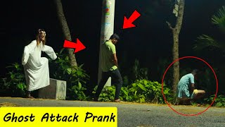 Ghost AND NUN PRANK At Night  Ghost Attack Prank On Public Reaction  Crazy Tha Prank [upl. by Jac721]