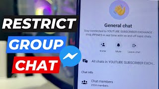 How to Restrict Group Chat in Messenger  ignore group chat [upl. by Ahsinuq915]