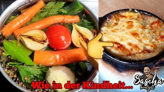 Beste Zwiebelsuppe wie bei Oma  Sascha brutzelt [upl. by Bengt]