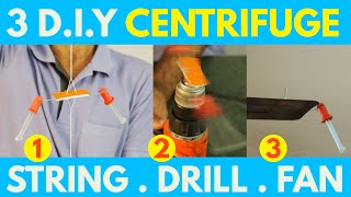 DIY Centrifuge  How to make a Centrifuge Machine  DArt of Science [upl. by Shelbi]