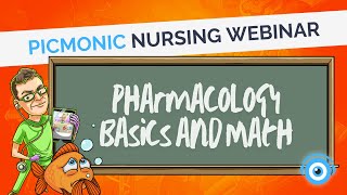 Pharmacology Basics and Math  Picmonic Nursing Webinar [upl. by Eseila]