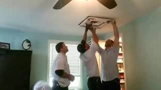 LBA Ductless Air Conditioning Installation into Ceiling [upl. by Adaran]