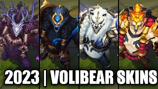 ALL VOLIBEAR SKINS SPOTLIGHT 2023  League of Legends [upl. by Goerke384]