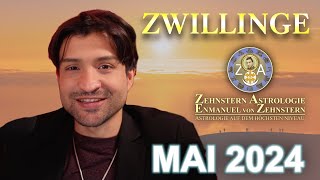 ZWILLINGE MONATSHOROSKOP MAI 2024  ZEHNSTERN ASTROLOGIE [upl. by Karie]