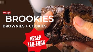 Resep BROWNIES COOKIES TerENAK‼️ Wajib Recook😫 brookies [upl. by Ettebab612]