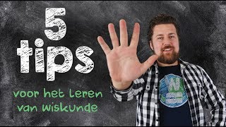 Hoe leer je wiskunde het best  5 tips [upl. by Clotilde]