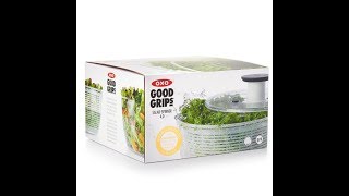 OXO Good Grips 40 salad spinner product review [upl. by Kellsie]