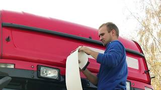 Tuning wizualny Scania R420  vinyl wrapping  oklejanie folią [upl. by Teodor]