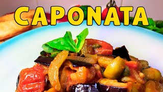 CAPONATA A CLÁSSICA RECEITA SICILIANA [upl. by Sarette]