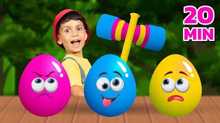 Mix  Surprise Eggs Kids Songs Compilation  BabyBillion  Nursery Rhymes [upl. by Lemra508]