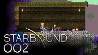 STARBOUND HD 002  Erstes Crafting erstes Haus ★ Lets Play Starbound [upl. by Surbeck]