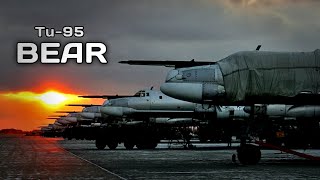 Tupolev Tu95 Bear  RuAF [upl. by Sukey]