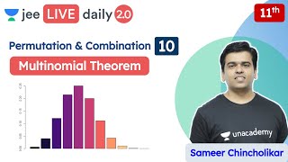 JEE Permutation amp Combination L10  Class 11  Unacademy JEE  JEE Maths  Sameer Chincholikar [upl. by Habas551]