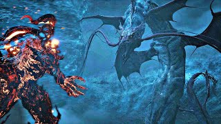 Ifrit vs Leviathan Fight Scene Final Fantasy XVI DLC Ending 4K ULTRA HD Eikons Cinematic [upl. by Warms307]