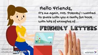 Write a letter to your friend inviting him to the book fair  Handwriting  English [upl. by Alika]