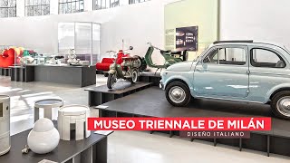 Mueso Triennale Milán Italia Piezas internacionales de diseño italiano [upl. by Asseret987]