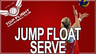 Volleyball How To Jump Float Serve [upl. by Akihdar]