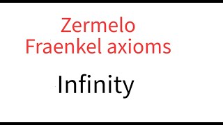 Zermelo Fraenkel Infinity [upl. by Benjamin]