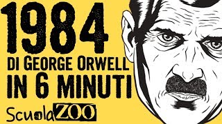 Noccioline 23  1984 di George Orwell in 6 MINUTI ScuolaZoo [upl. by Burnside]