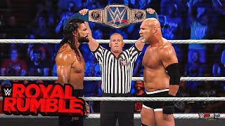 FULL MATCH  Roman Reigns vs Goldberg  Universal Title Match Jan 14 2022 [upl. by Nightingale]